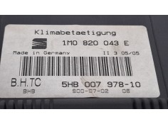 Recambio de mando climatizador para seat leon referencia OEM IAM 1m0820043e   2