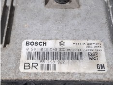 Recambio de centralita motor para opel zafira referencia OEM IAM 0281012549 / 22198922   2