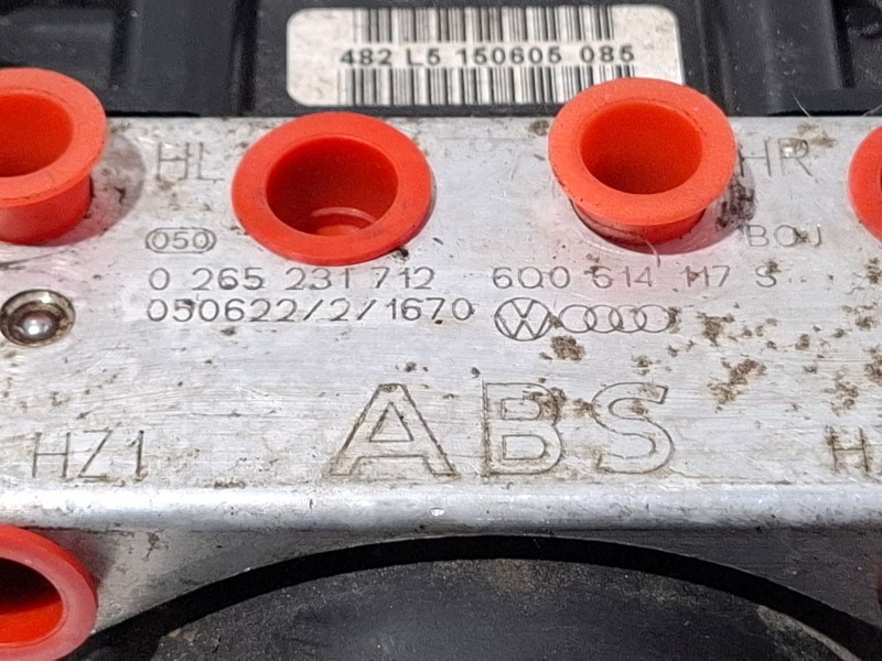 Recambio de modulo abs para seat ibiza referencia OEM IAM 0265231712 / 6Q0614117S / 0265800511  