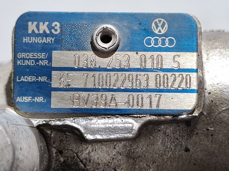 Recambio de turbocompresor para seat ibiza referencia OEM IAM 038253010S / BV39A-0017  