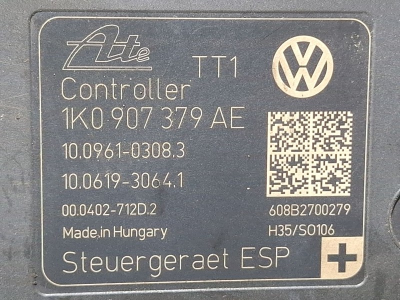 Recambio de modulo abs para volkswagen golf referencia OEM IAM 1K0907379AE / 1K0614517BE  