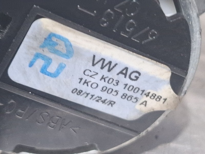 Recambio de llave de contacto para volkswagen golf referencia OEM IAM 1K0905851B / 1K0905865A  