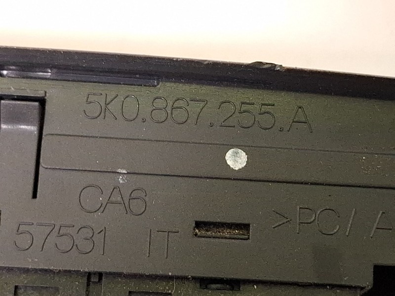 Recambio de mando elevalunas delantero izquierdo para volkswagen golf referencia OEM IAM 5K0959565 / 5K0867255A  