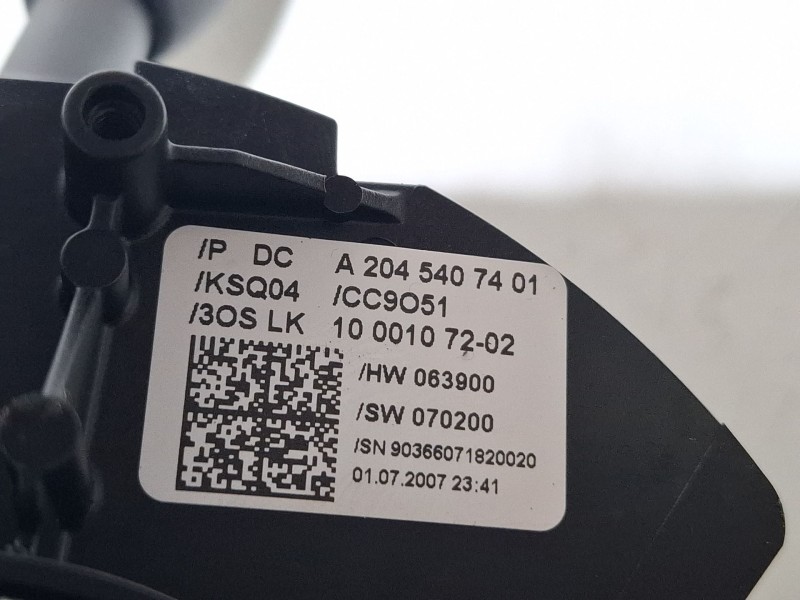 Recambio de mando multifuncion para mercedes-benz c220cdi w204 referencia OEM IAM A2045407401  