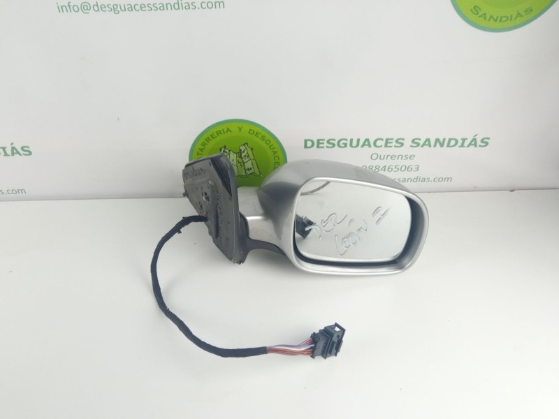 Recambio de espejo retrovisor derecho electrico para seat león referencia OEM IAM E1010515  