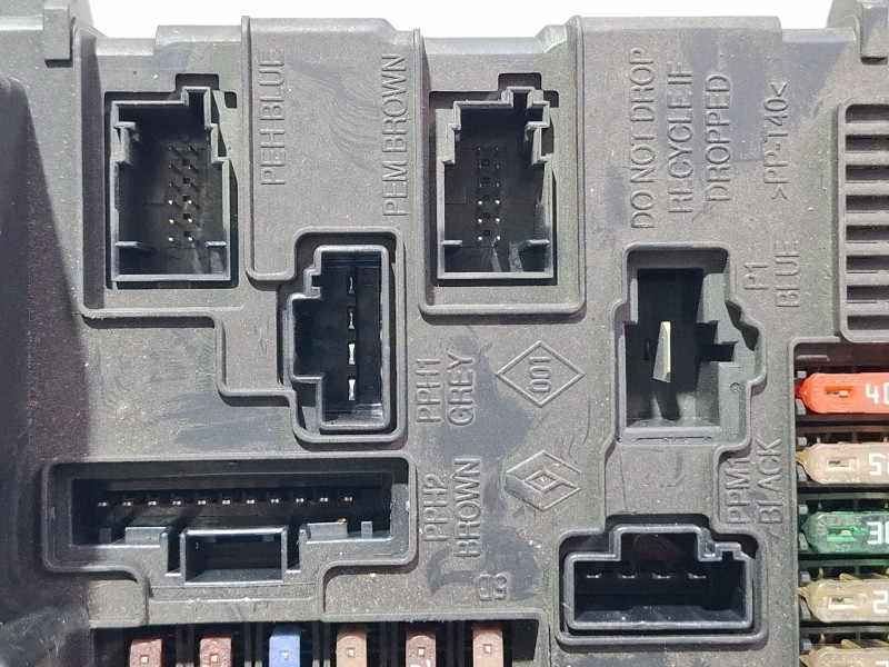 Recambio de caja reles / fusibles para renault megane scenic d referencia OEM IAM 8200306032C / S118399200F  
