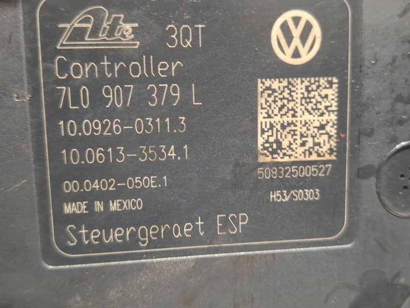 Recambio de modulo abs para porsche cayenne (9pa) 3.6 referencia OEM IAM 7L0614517A / 7L0907379L  