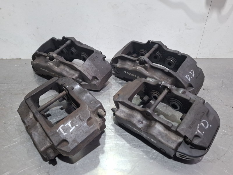 Recambio de pinzas freno (juego completo (4 unidades) para porsche cayenne (9pa) 3.6 referencia OEM IAM   