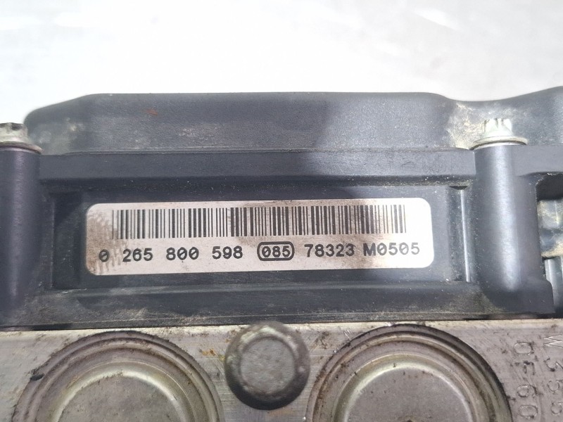 Recambio de modulo abs para fiat punto referencia OEM IAM 0265800598 / 0265231878  