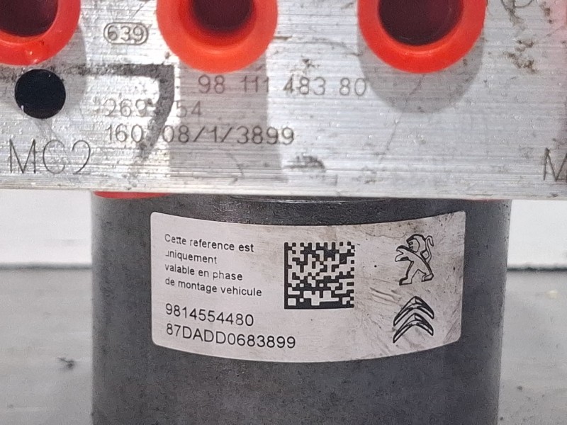 Recambio de modulo abs para citroën berlingo referencia OEM IAM 9811148380 / 269754 / 9814554480  