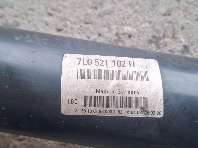 Recambio de transmision central para porsche cayenne (9pa) 3.6 referencia OEM IAM 7L0521102H  