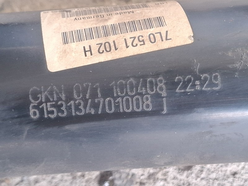 Recambio de transmision central para porsche cayenne (9pa) 3.6 referencia OEM IAM 7L0521102H  