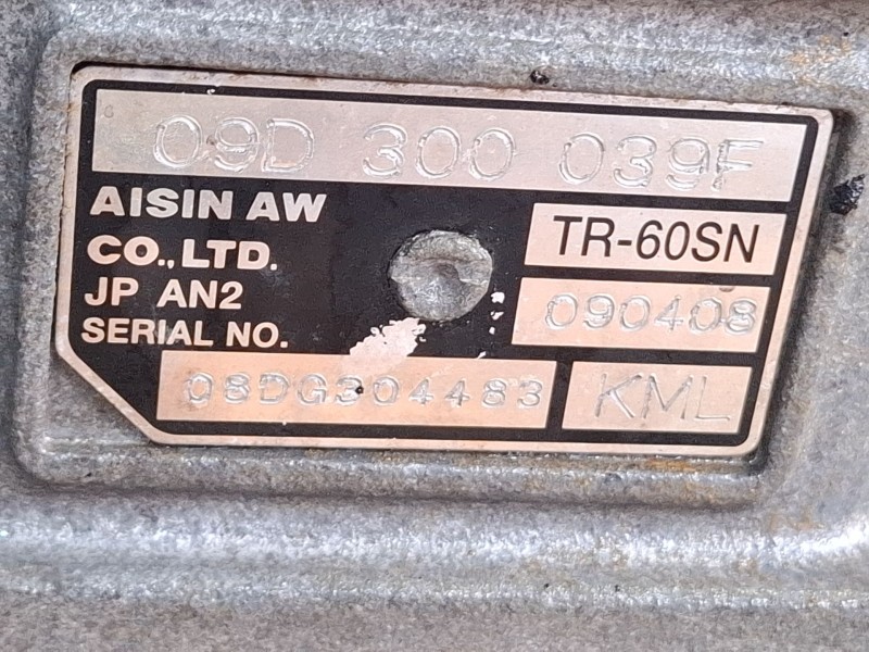 Recambio de caja cambios completa para porsche cayenne (9pa) 3.6 referencia OEM IAM 09D300039F / 0AD341041L  