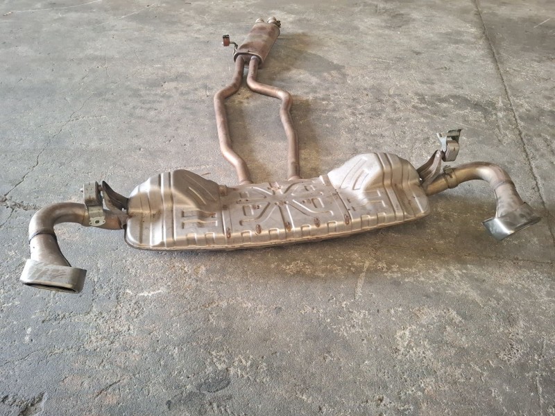 Recambio de tubo escape trasero para porsche cayenne (9pa) 3.6 referencia OEM IAM 7L5253211  