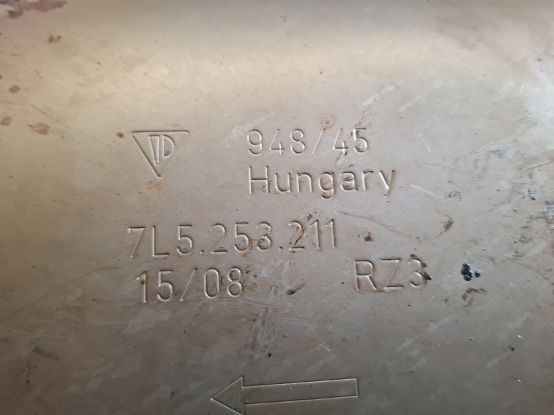 Recambio de tubo escape trasero para porsche cayenne (9pa) 3.6 referencia OEM IAM 7L5253211  