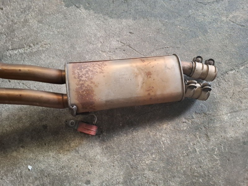 Recambio de tubo escape trasero para porsche cayenne (9pa) 3.6 referencia OEM IAM 7L5253211  