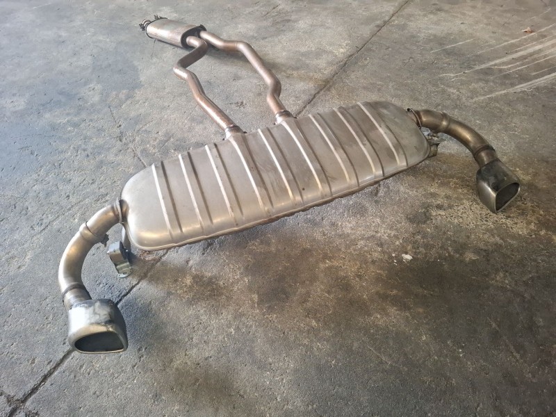 Recambio de tubo escape trasero para porsche cayenne (9pa) 3.6 referencia OEM IAM 7L5253211  