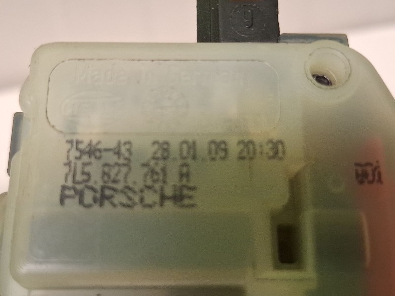 Recambio de cerradura maletero / porton para porsche cayenne (9pa) 3.6 referencia OEM IAM 7L5827761A  