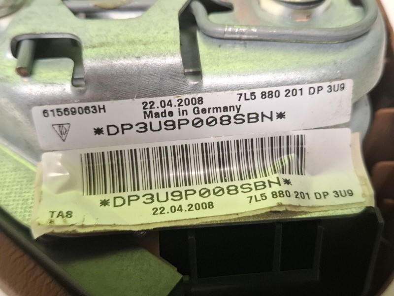 Recambio de airbag de volante para porsche cayenne (9pa) 3.6 referencia OEM IAM 7L5880201  