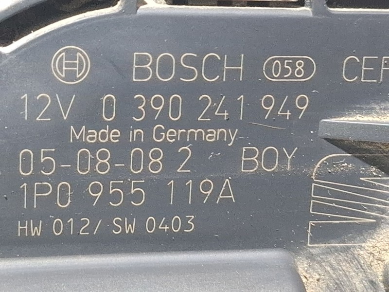 Recambio de motor limpia delantero para seat leon referencia OEM IAM 1PO955023B / 0390241949 / 1P0955119A / 3397020826  