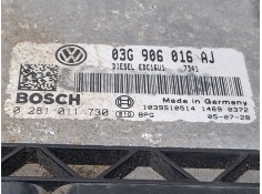 Recambio de centralita motor para seat leon referencia OEM IAM 03G906016AJ / 0281011730   2