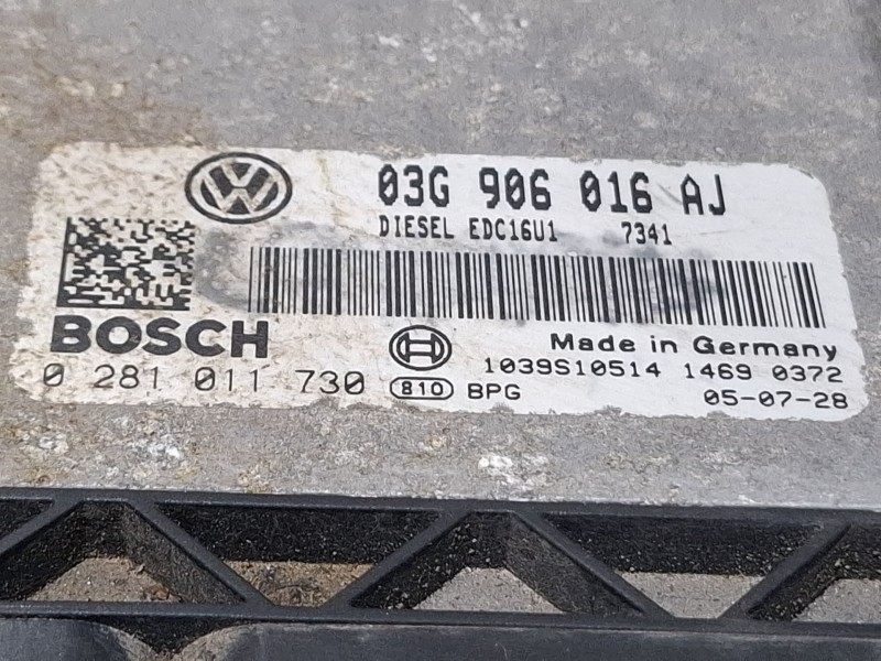 Recambio de centralita motor para seat leon referencia OEM IAM 03G906016AJ / 0281011730  