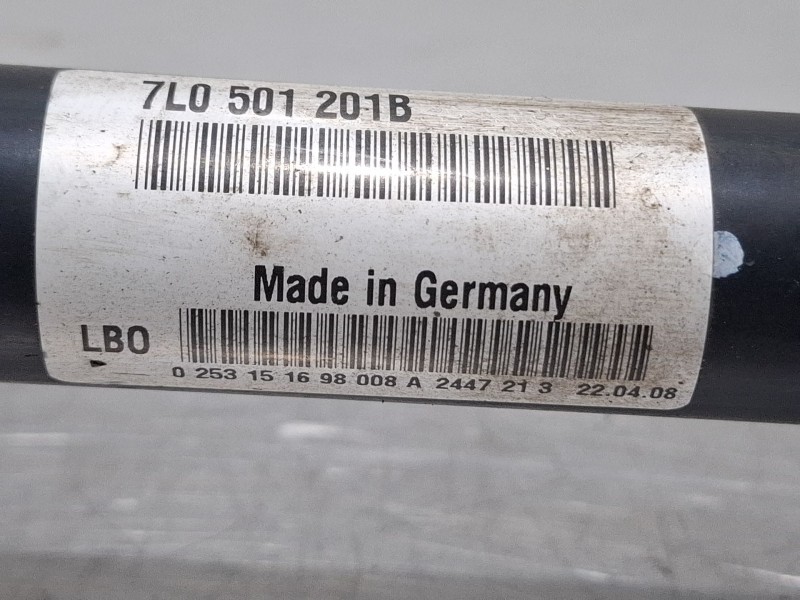 Recambio de palier izquierdo para porsche cayenne (9pa) 3.6 referencia OEM IAM 7L0501201B  