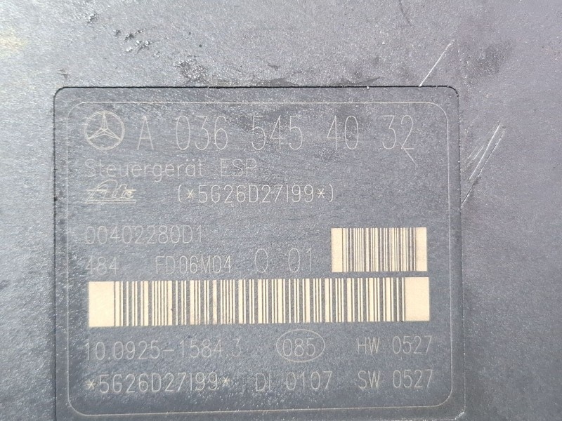Recambio de modulo abs para mercedes-benz c180 referencia OEM IAM A0064310312 Q01  