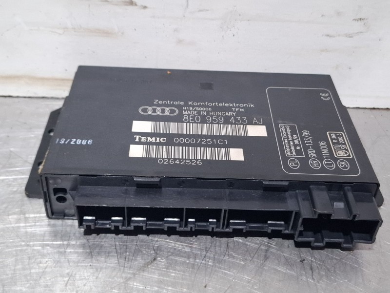 Recambio de modulo confort para audi a4 referencia OEM IAM 8E0959433AJ  