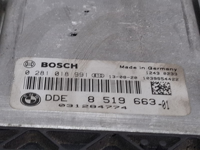 Recambio de centralita motor para mini one referencia OEM IAM 8519663 / 0281018991  