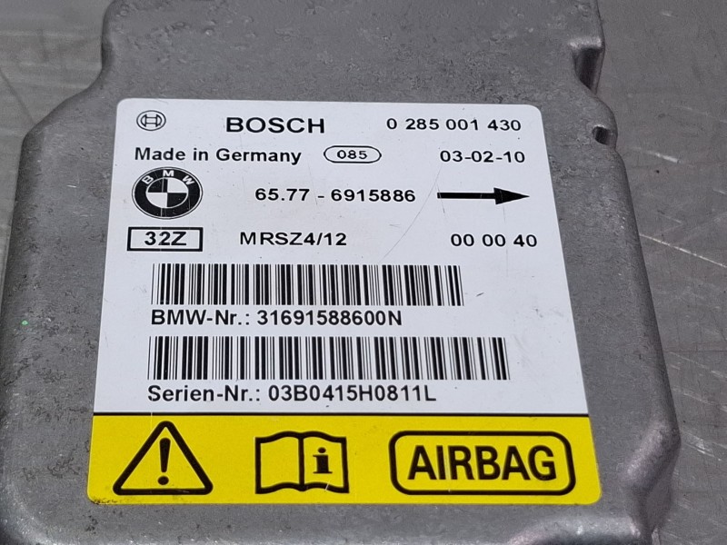 Recambio de centralita airbag para bmw cooper man referencia OEM IAM 0285001430  