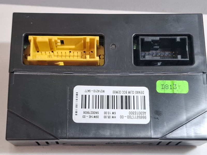 Recambio de modulo electronico para citroën c4 picasso 1.6 hdi 109 cv 9hz referencia OEM IAM 966581178000  
