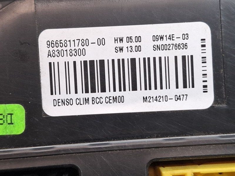 Recambio de modulo electronico para citroën c4 picasso 1.6 hdi 109 cv 9hz referencia OEM IAM 966581178000  
