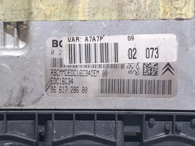 Recambio de centralita motor para peugeot 207 referencia OEM IAM 9661728680  