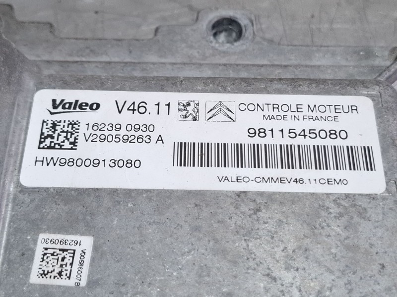 Recambio de centralita motor para peugeot 208 referencia OEM IAM 9811545080  