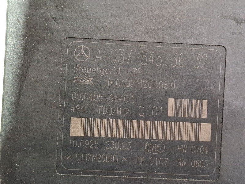 Recambio de modulo abs para mercedes-benz clk referencia OEM IAM A0064314812Q01 / A0375453632  