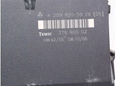 Recambio de modulo electronico para mercedes-benz clk referencia OEM IAM A2098205926 / 376800GZ   2