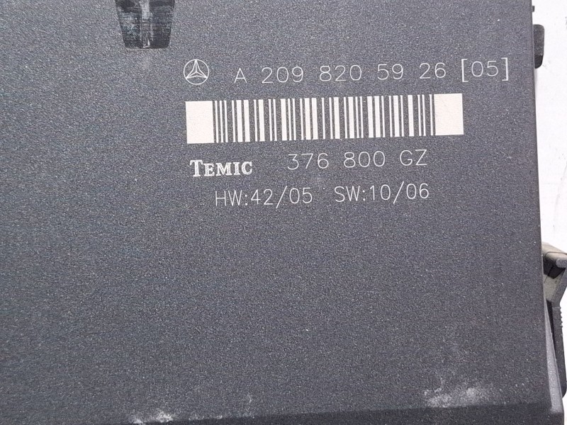 Recambio de modulo electronico para mercedes-benz clk referencia OEM IAM A2098205926 / 376800GZ  