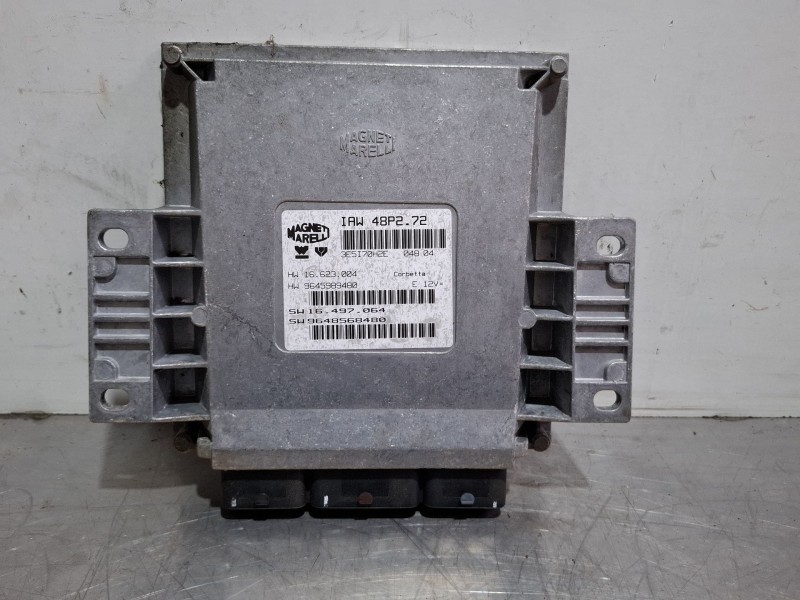 Recambio de centralita motor para citroën c3 referencia OEM IAM 9645989480 / 9648568480  