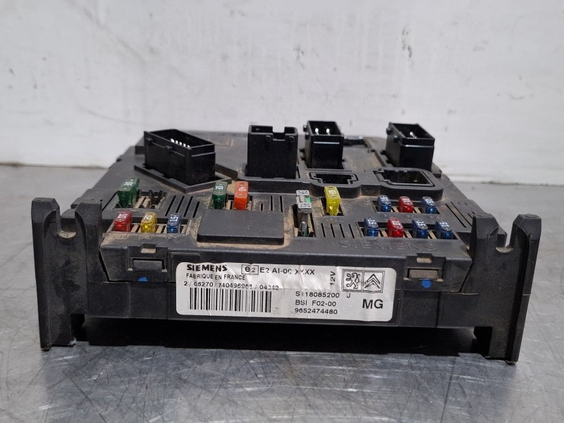 Recambio de centralita bsi para citroën c3 referencia OEM IAM 9652474480 / S118085200J  