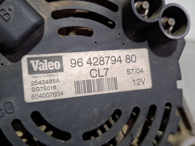 Recambio de alternador para citroën c3 referencia OEM IAM 9642879480 / 2542485A / SG7S016  