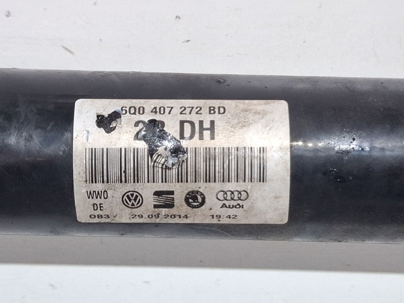 Recambio de palier derecho para skoda fabia referencia OEM IAM 6Q0407272BD  