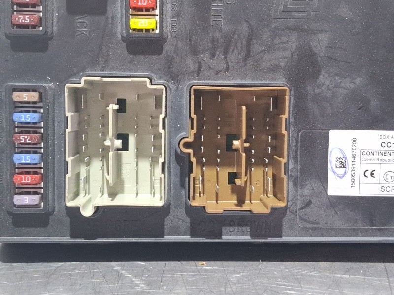 Recambio de caja reles / fusibles para ford transit/tourneo furgón 2.2 cdti 125cv referencia OEM IAM 5WK50309D  