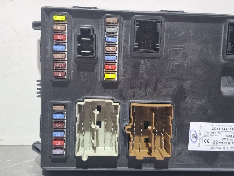 Recambio de caja reles / fusibles para ford transit/tourneo furgón 2.2 cdti 125cv referencia OEM IAM 5WK50309D  