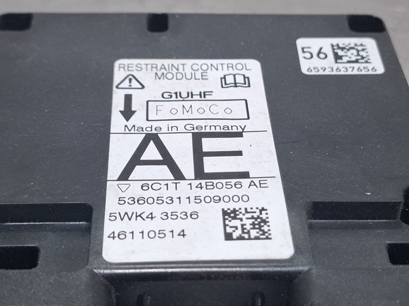 Recambio de centralita airbag para ford transit/tourneo furgón 2.2 cdti 125cv referencia OEM IAM 5WK43536  