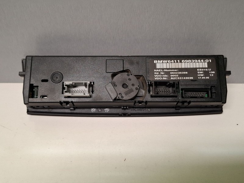 Recambio de mando climatizador para bmw 118d referencia OEM IAM BMW6411 / 698394401  