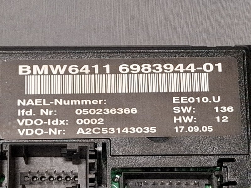 Recambio de mando climatizador para bmw 118d referencia OEM IAM BMW6411 / 698394401  