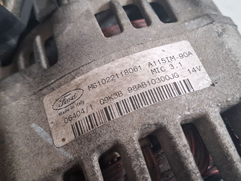 Recambio de alternador para ford focus referencia OEM IAM MS1022118061 / A115IM  