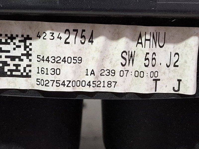 Recambio de cuenta kilometros para opel mokka x referencia OEM IAM 42342754  