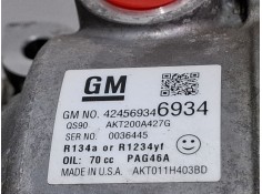Recambio de compresor aire acondicionado para opel mokka x referencia OEM IAM 424569346934   2